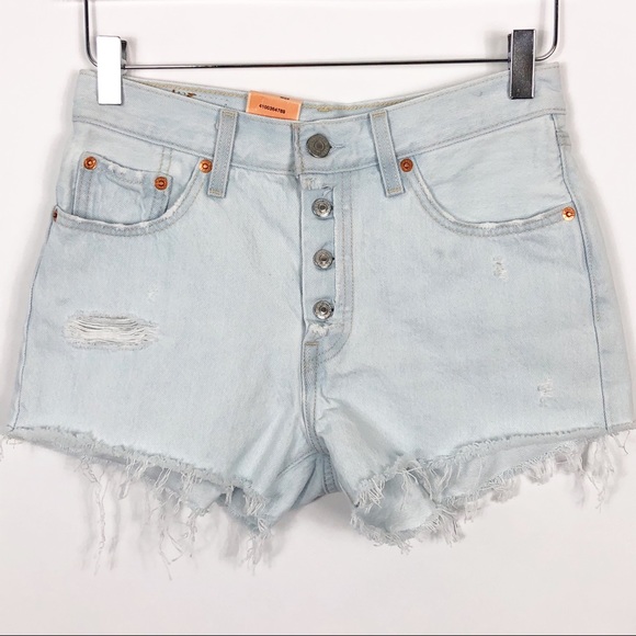 Levi's Pants - Levi’s NWT 501 Cutoff Denim Shorts Light Wash 25